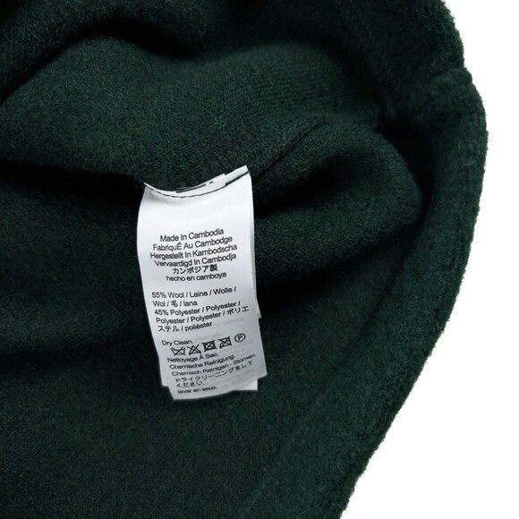 J Crew Nordic Wool Blend Blanket-Stripe Shirt Jacket Mens Size M SLIM FIT Green - Picture 10 of 11